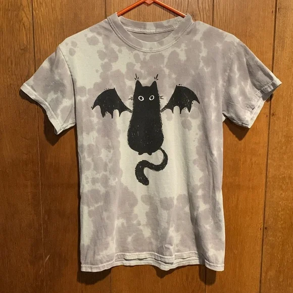 Cat Wings Tie-Dye T-shirt by Guild of Calamity - Picture 3 of 9